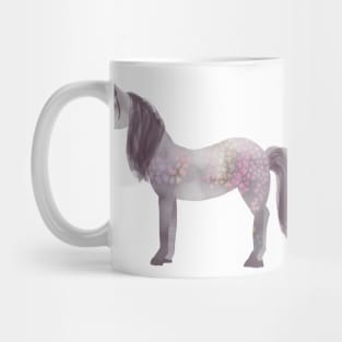 Gray Dapple Unicorn Mug